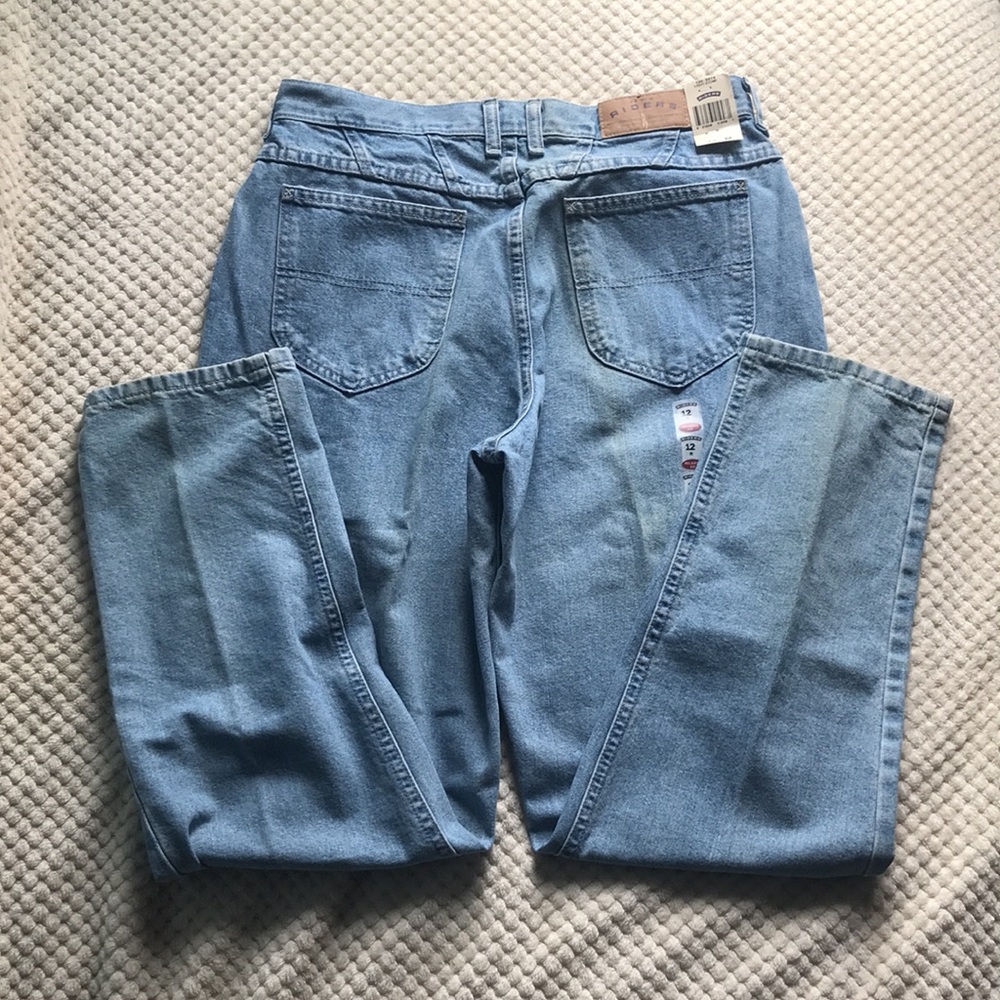 Lee denim riders light stone vintage jeans SWT Size 12M brand new never worn